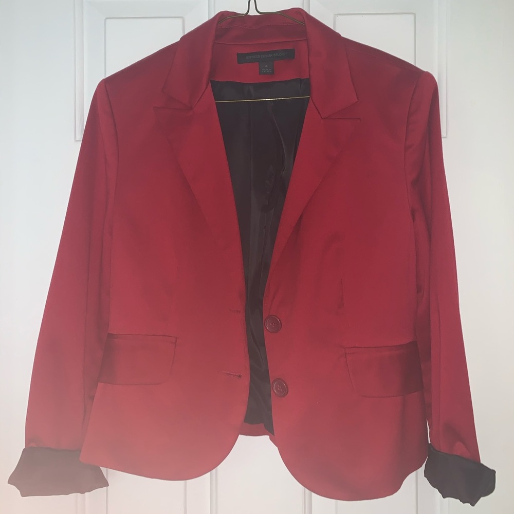 Burgundy/Red Express Blazer size 6
